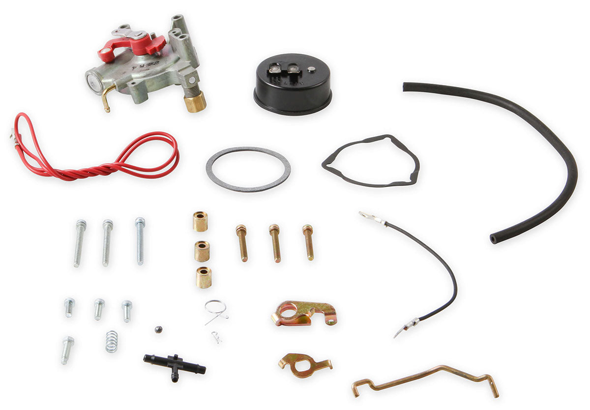 Holley Electric Choke Conversion Kit Standard Finish w/External Vacuum Source