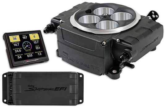 Sniper 2 EFI 4BBL SelfTuning System with PDM, Black
800 cfm 4 Injector Throttle Body, 650 HPN/A