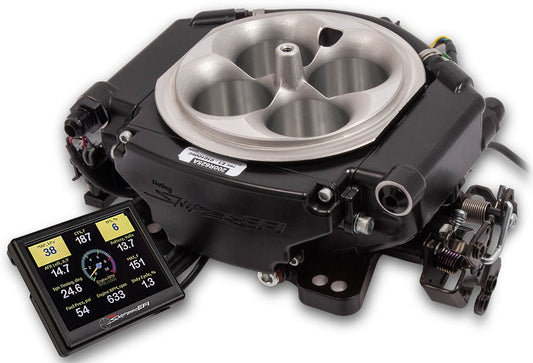 Sniper EFI XFLow 4BBL Self Tuning System - Black Ceramic
900 cfm 4 Injector Throttle Body, 800 HP N/A