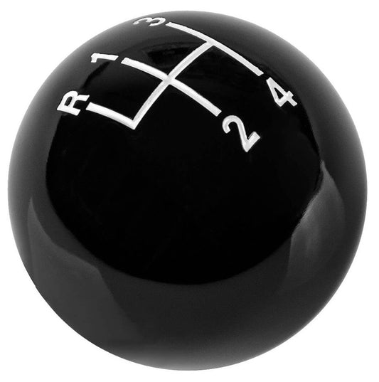 Classic Shifter Knob
4 Speed, Black High Gloss, 3/8"-16 Thread Size