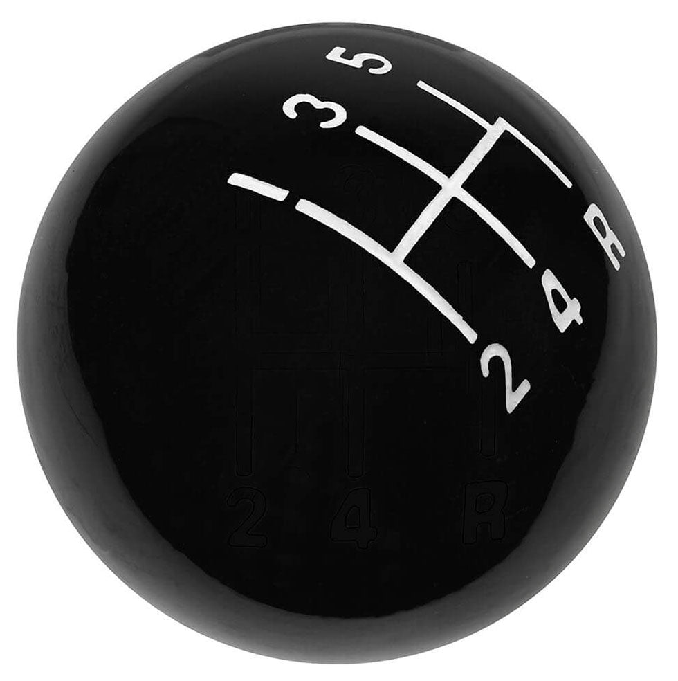 Classic Shifter Knob
5 Speed, Black High Gloss, 3/8"-16 Thread Size