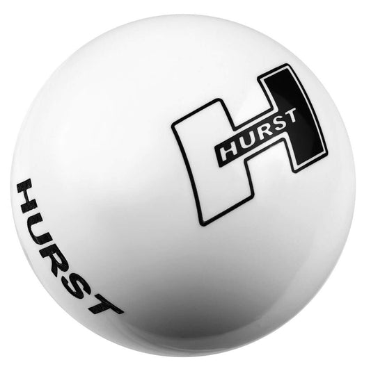 Replacement Shifter Knob
Round WhitePlastic with Hurst Logo