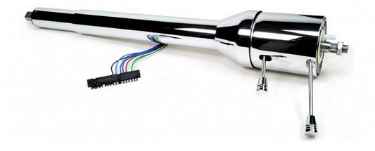 28" LHD Collapsible Tilt Steering Column
Chrome Finish With 1" DD Shaft