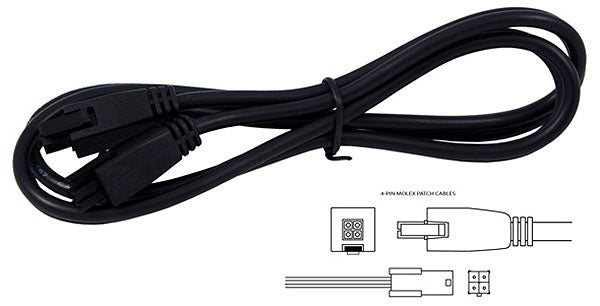 Serial Patch Cable (4pin to 4pin)
4-ft Suit LM-2, LC-2, and MTX series gauges.