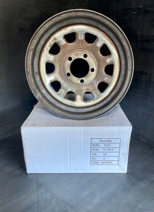WHEEL STEEL 15" X 7" FORD 5 STUD X 114.3 UNPAINTED