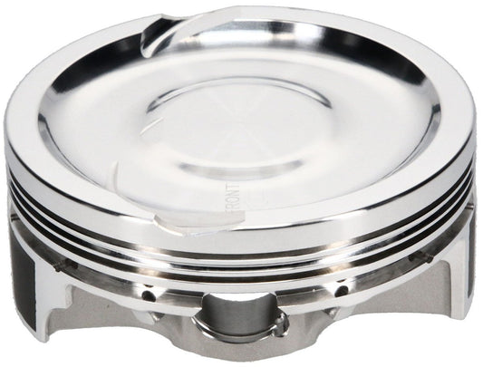 LS2 Asymmetrical FSR Dish Top Forged Piston
4.010" bore, 4.000" stroke, 6.125" rod length, -26.6cc dome volume