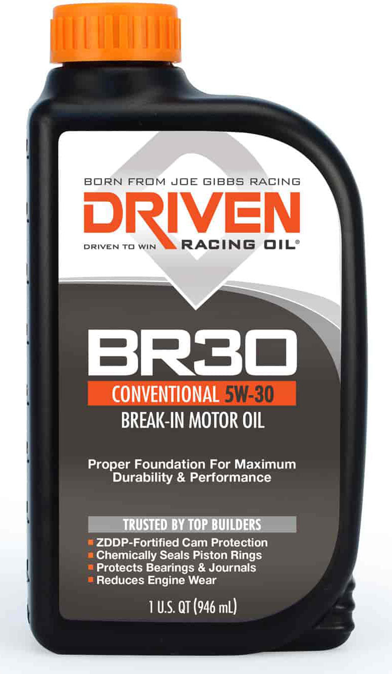 DRIVEN BR30 5W30 Break-In Oil
946ml Bottle