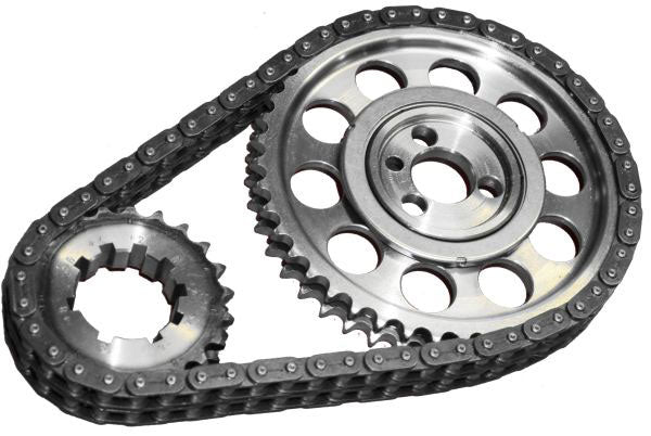 Double Row Timing Chain Set with Torrington Bearing
Suits S/B Chev Rocket Block