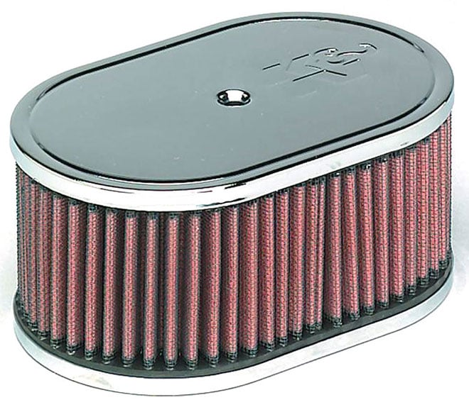 K&N Custom Racing Assembly Filter 4-1/2 x 7 x 3-1/4
Fits SK Racing & Solex 40, 44, 48 mm & Weber DCOE 40, 42, 45 & 48 mm - KN56-1350