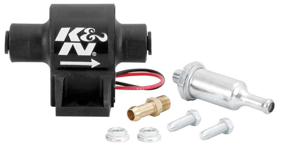 K&N Universal Inline Electric Fuel Pump
15 Gallons per Hour between 1 & 2psi - KN81-0400