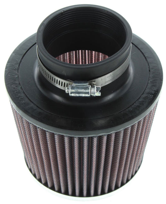 K&N Polished Universal Clamp On Filter Fits 3 in (76 mm)
5 in (127 mm) H x 6 in (152 mm) Base OD x 5.25 in (133 mm) Top OD - KNRR-3003