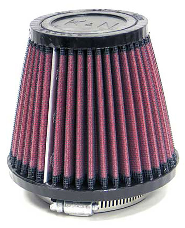 K&N Universal Clamp On Filter Fits 3.125 in (79 mm)
3 in (76 mm) H x 3.125 in (79 mm) Base OD x 2 in (51 mm) Top OD - KNRU-2580