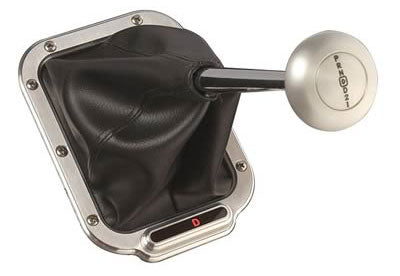 Horizontal Rectangular LED Shift Indicator Boot Kit - Brushed Billet Aluminium
Suit Chrysler TH 350/400, includes Sensor Kit & Shifter Boot 6-3/4" x 5-1/4"OD x 5-1/2" x 4"ID