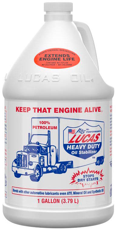 Lucas Heavy Duty Oil Stabiliser
1 Gallon (3.78L) Bottle