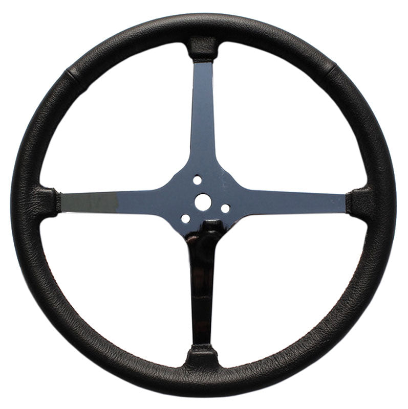 15" Sprint Steering Wheel
4-Spoke Leather Wrapped With No Holes