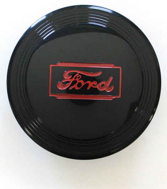 1940 Style Horn Button
Black With Red "Ford" Script Logo