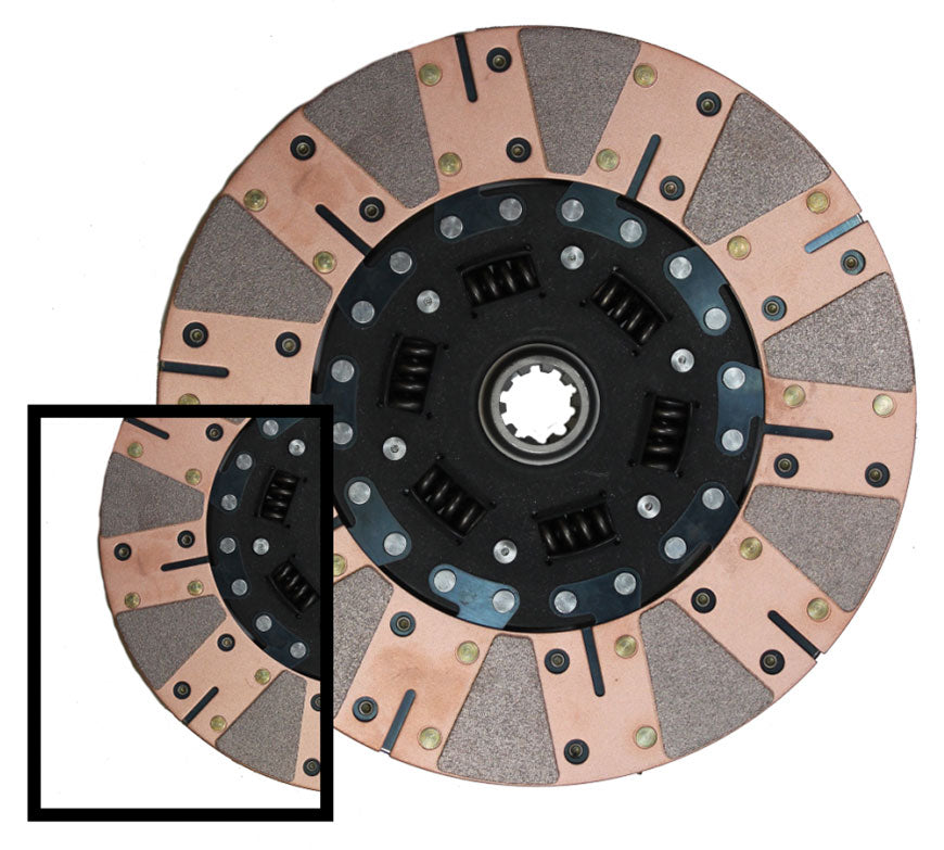 600 Series Ceramic Clutch Disc  11" O.D, 1-1/16" x 10 Spline, SFI Approved