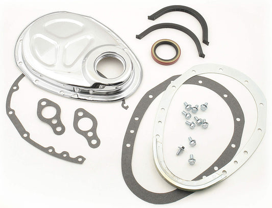 Mr Gasket Chrome Plated Timing Cover Kit
Suit Small Block Chevy 1955-87 (Except Corvette)