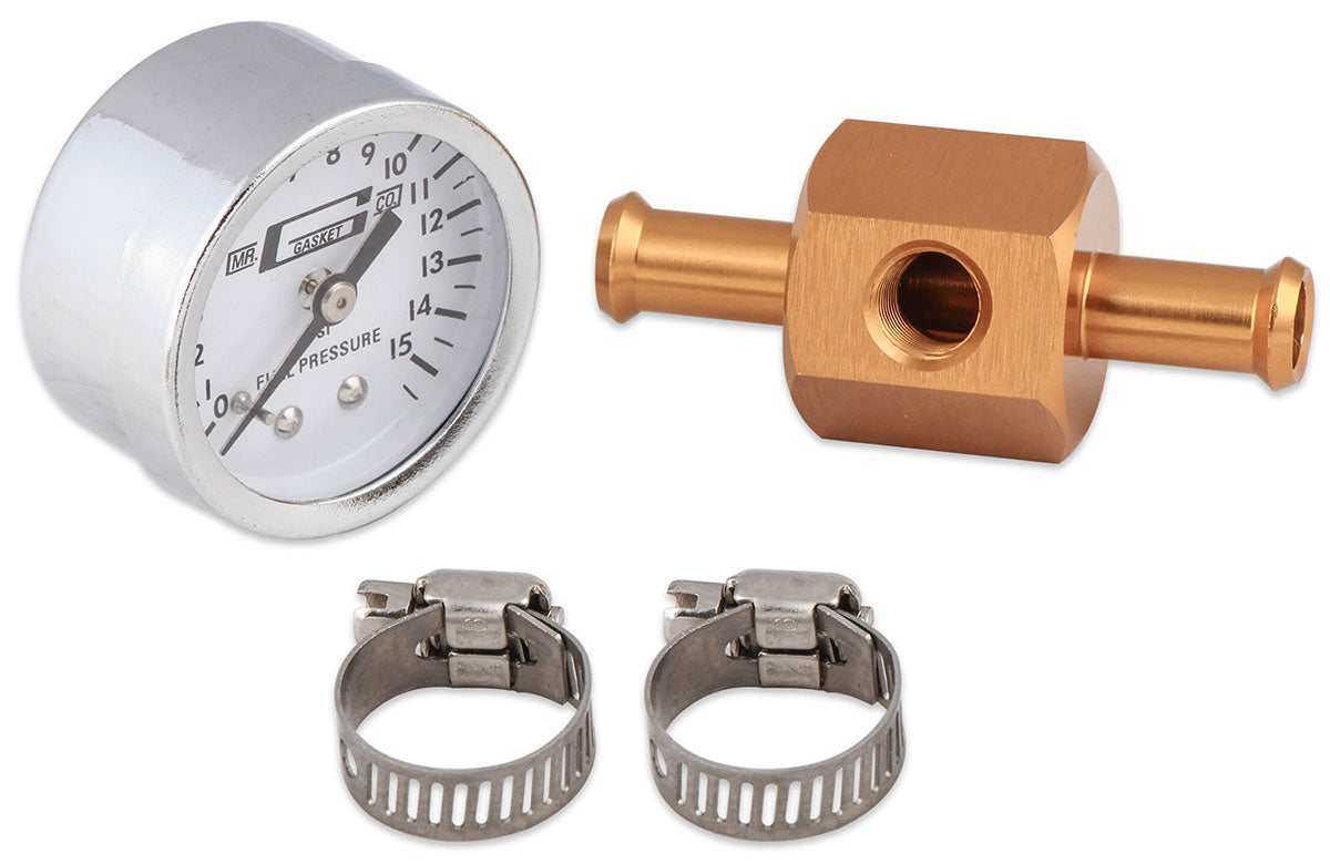 Fuel Pressure Gauge Kit
0-15 PSI Gauge With 3/8" Inline Adapater