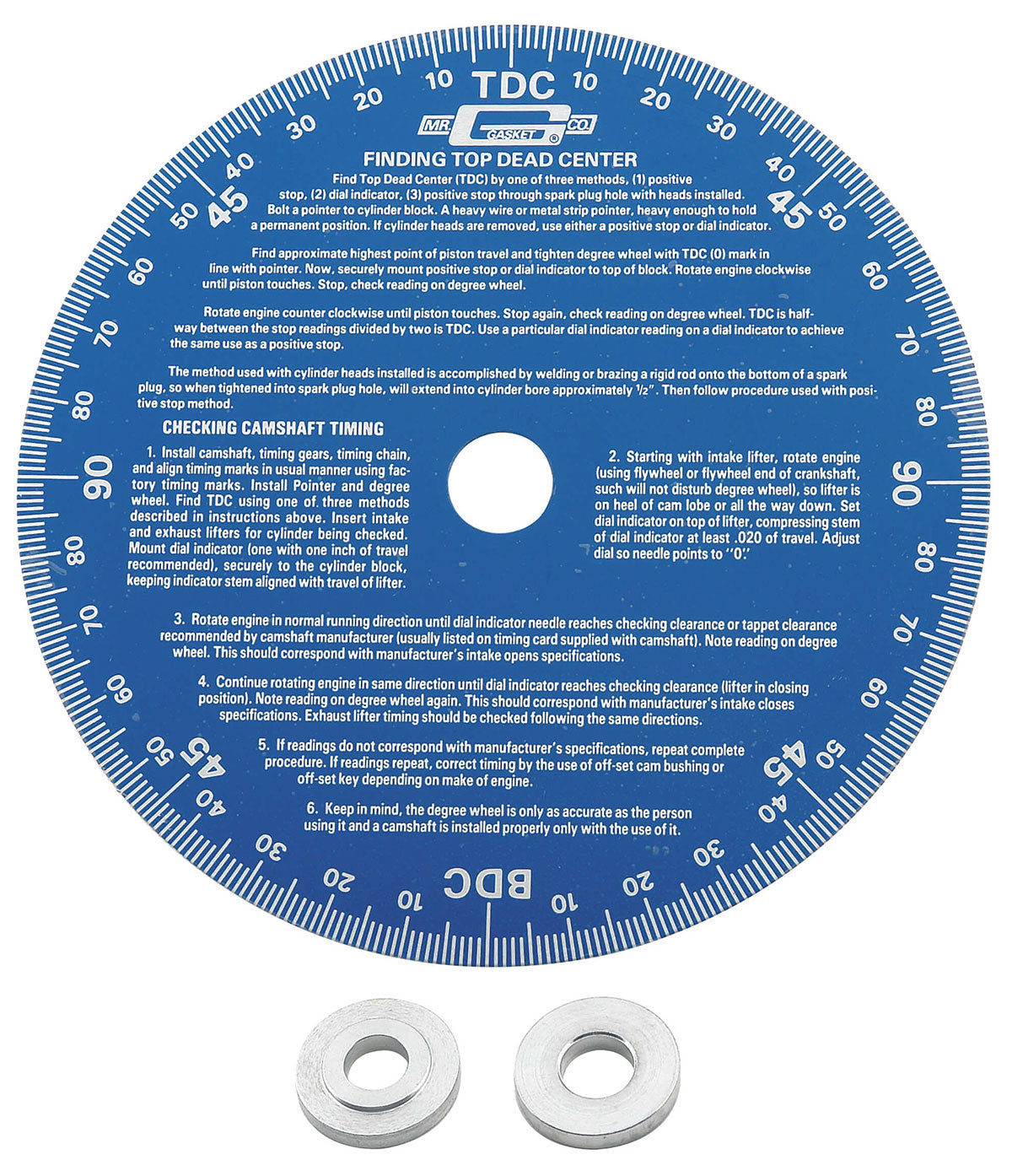 Mr Gasket Universal 7" Degree Wheel