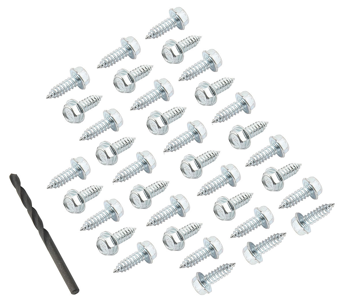 Mr Gasket Tyre Screw Kit Hex Head Self-Tapping Screws, 35 per set