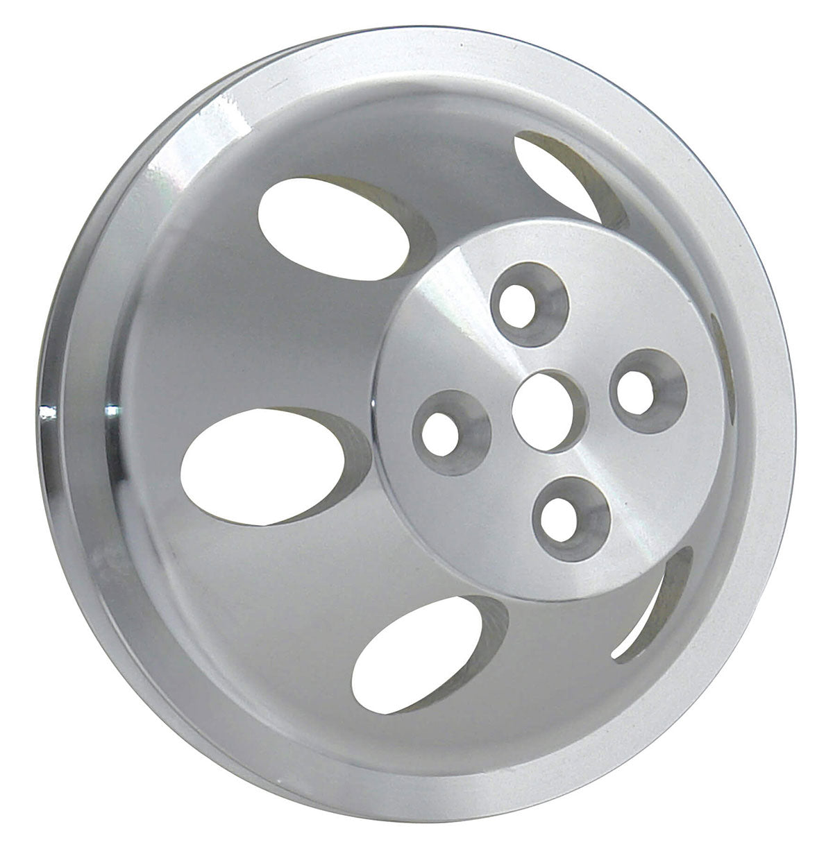 Mr Gasket Billet Style Aluminium Water Pump Pulley - Single Groove
Suit Small Block Chevy with Short Water Pump 1955-68