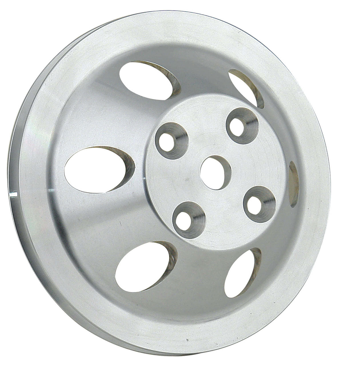 Mr Gasket Billet Style Aluminium Water Pump Pulley - Single Groove
Suit Small Block Chevy with Long Water Pump 1969-85