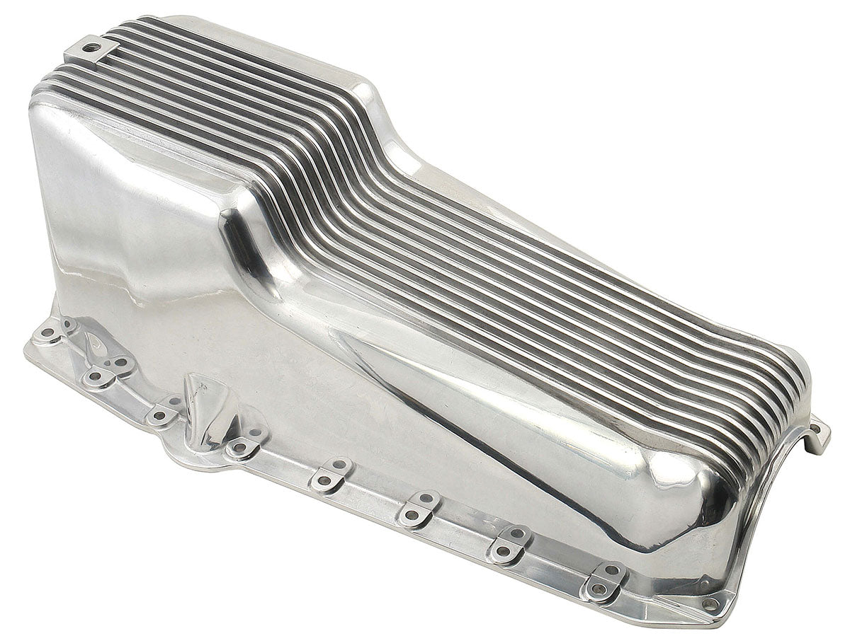 Mr Gasket Fully Polished Finned Oil Pan
Suit Small Block Chevy 1955-79