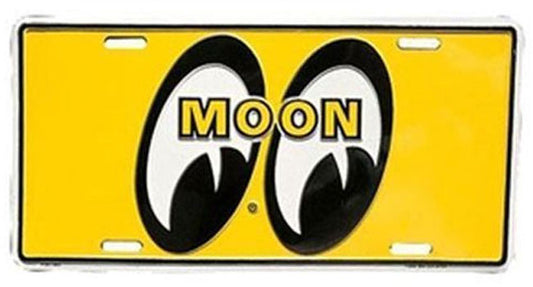 Metal License Plate
Yellow Mooneyes Logo Name