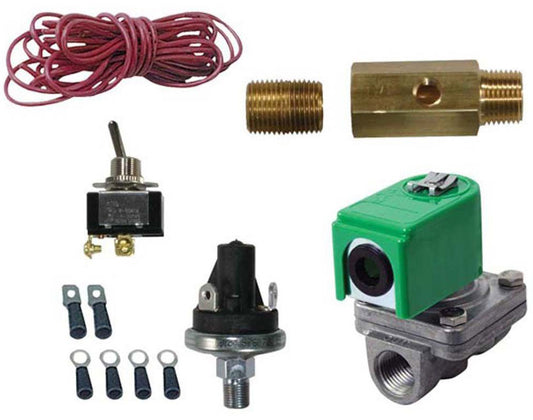 Accumulator Solenoid Pressure Valve
12 volt, 1/2" NPT Ports, 15-24 PSI Discharge & Refill