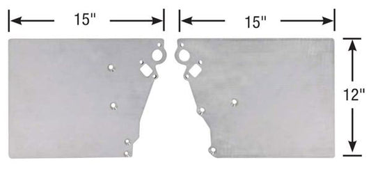 Aluminium Front Motor Plate
2-Piece Suit GM LS Series