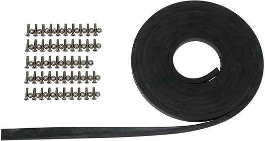 Windsheild Install Kit
3/8" Thick Rubber Seal With 50 Stainless Screws & Loc Nuts