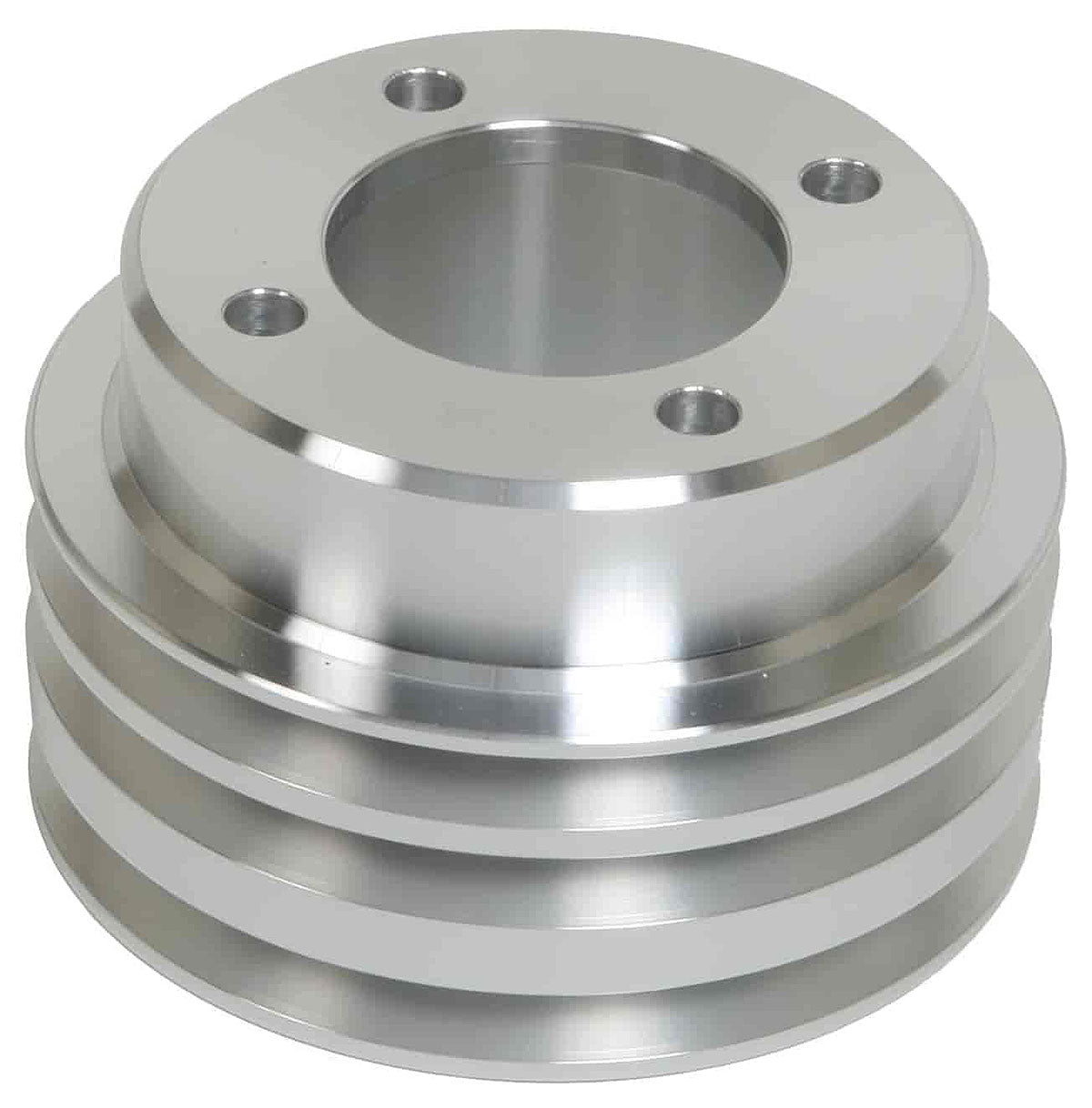 March Performance 3-Groove Crank Pulley with 4-Bolt Fluid Damper 5-1/2"
Billet Aluminium, Suit Ford 302-351W