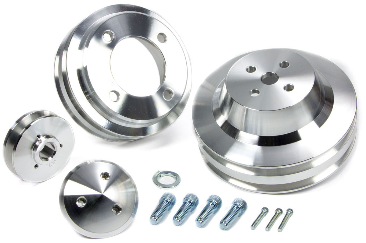 March Performance High Water Flow 1-Groove V-Belt Pulley Set
Billet Aluminium, Suit Ford 289-351W 1965-69