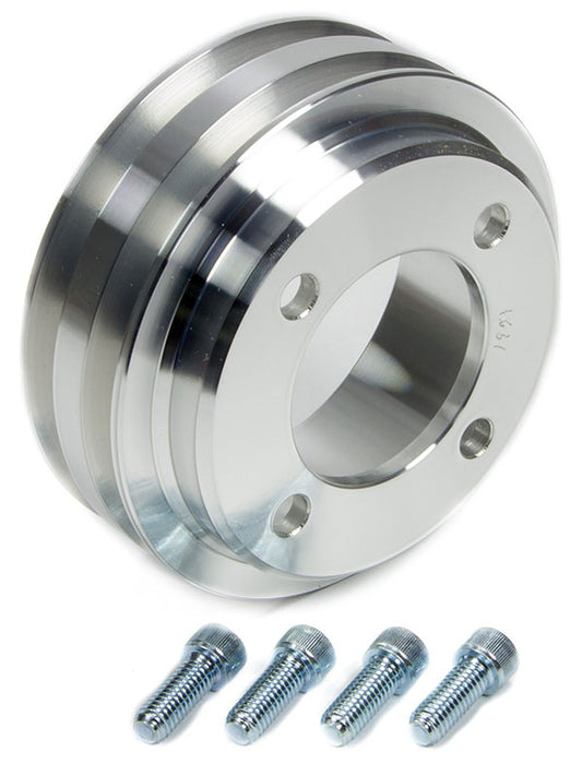 March Performance 2-Groove V-Belt Crank Pulley 5-1/2"
Billet Aluminium, Suit Ford 302-351 1969-On