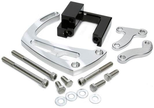 March Performance Power Steering Bracket Only Kit for Electric Water Pumps
Billet Aluminium, Suit BB Chevy, for Meziere & CSI/CSR & Proform Electric Water Pumps. WILL NOT FIT CVR ELECTRIC WATER PUMP.