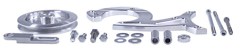 March Performance Power Steering Bracket
Billet Aluminium, Ford 289-302W with 1971-76 Mustang Pump