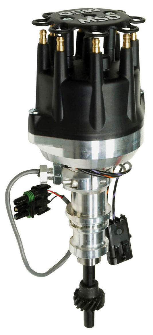 Pro-Billet Cam Sync Distributor
Ford 351W, Steel Gear for Factory Roller Cam, Adjustable Pick-Up