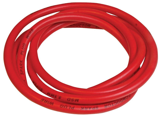 Bulk Super Conductor Ignition Lead 300ft roll, Red, 8.5mm