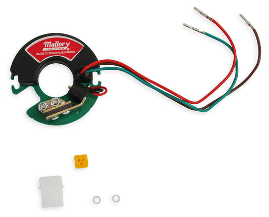 Mallory Magnetic Breakerless Module
Suit 4, 6 & 8 Cyl 50 & 57 Series Distributor