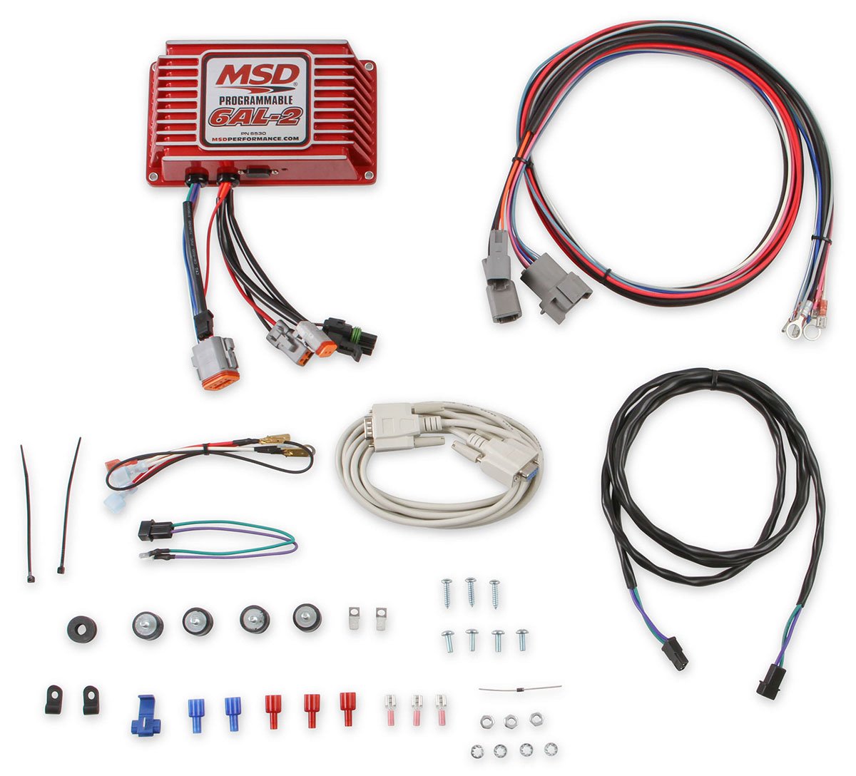 Digital Programmable 6AL-2 - Red
Digital, Capacitive Discharge, Rev-Limiter, Laptop Programmable Timing Curve