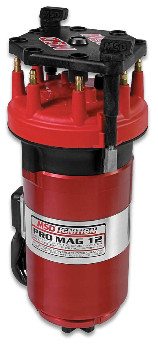 Pro Mag 20 AMP MagnetoWith Standard Cap
Red Finish, Band Clamp Mount, CW Rotation