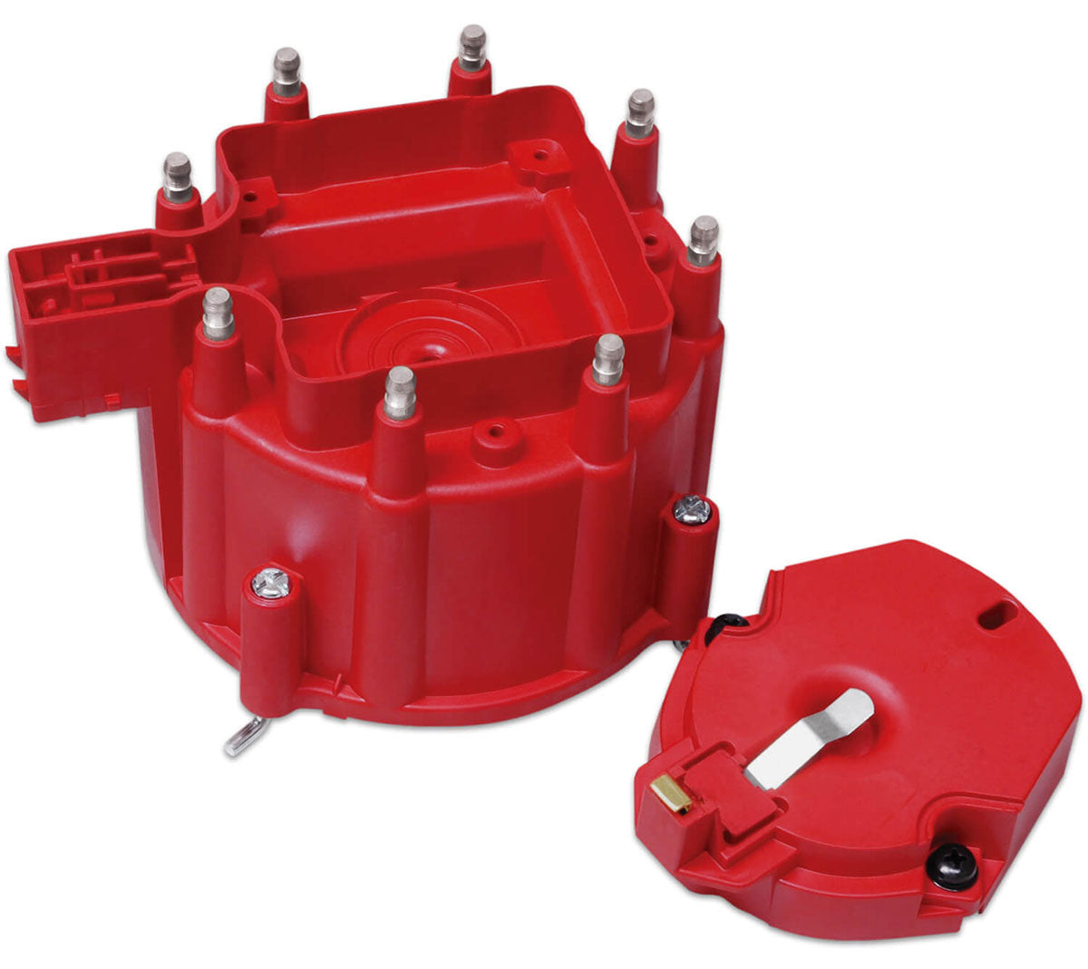 Distributor Cap and Rotor Kit
GM V8 OE HEI, Internal Coil, Red