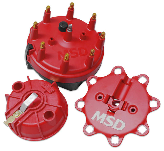 Cap-A-Dapt Kit  Large diameter cap, rotor & spacer, suit MSD Small Diameter Billet Distributors