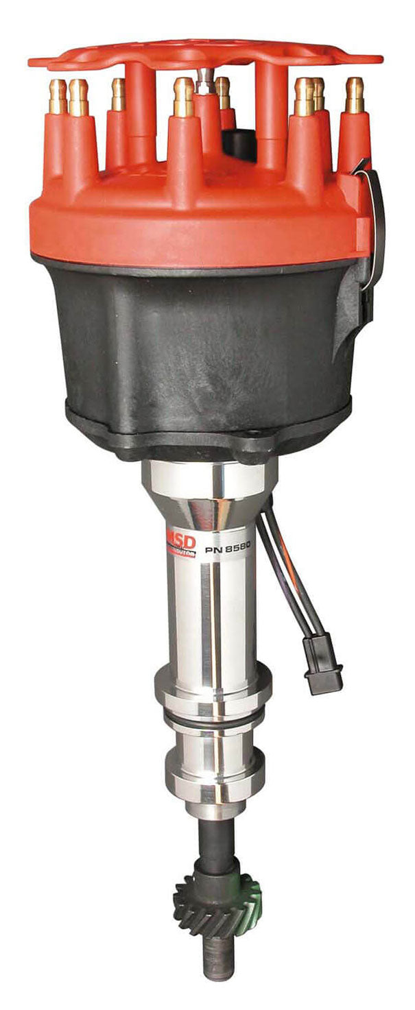 Billet Distributor  Ford 351W, Magnetic Trigger, with steel gear for hydraulic roller cam