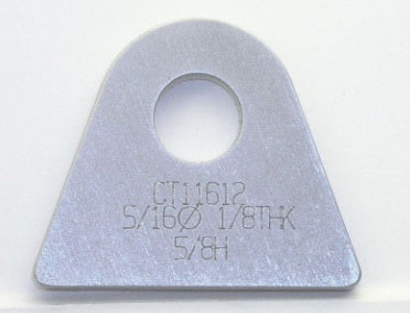 Weld-On Flat Tab 4130 Steel
Suit Flat Surface With 5/16" Hole (Qty: 20)