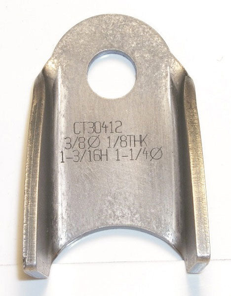 Weld-On Bent Tab 4130 Steel
Suit 1-1/4" Tube (Bent 2 Sides) With 3/8" Hole (Qty: 20)