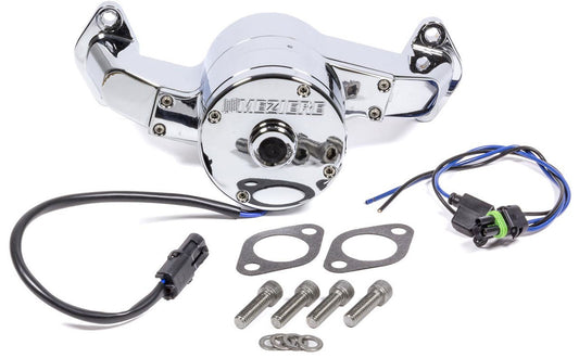 Big Block Chev Electric Water Pump, Chrome Finish 35GPM, standard motor