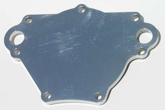 Small Block Chrysler Backing Plate Polished Finish Mates to WP114 Pump