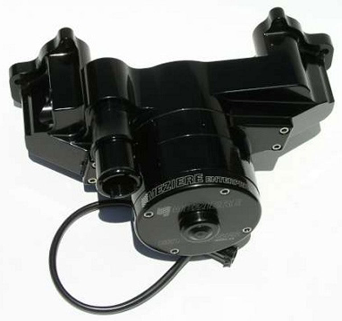 GM LS1 thru LS8 Electric Water Pump, Black Finish 35GPM, standard motor